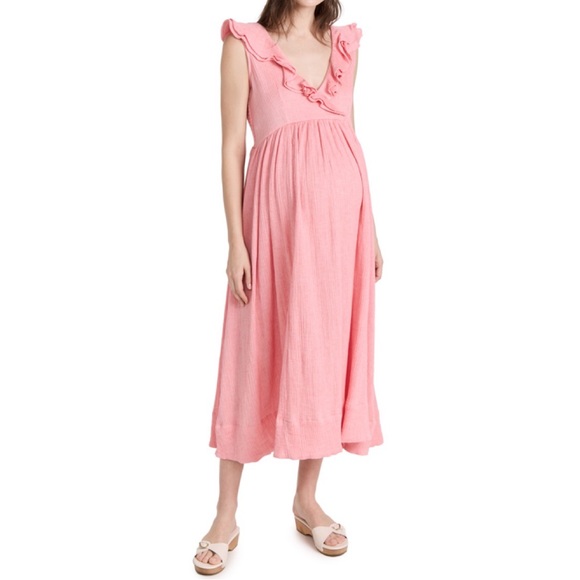 NWT Hatch Sarah Dress in Peony Pink - Picture 1 of 5